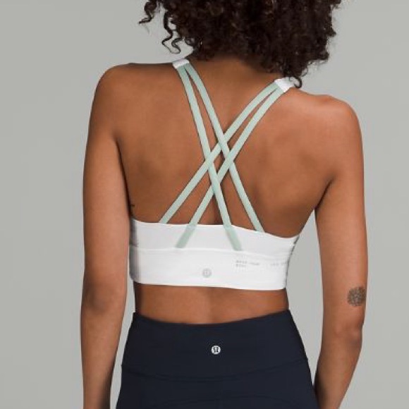 Lululemon Energy Bra Long Line High Neck Size 10 - Picture 4 of 8